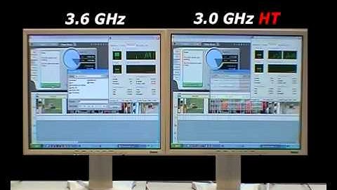 Single CPU in Dual Operation - P4 3.06 GHz with Hyper-Threading Technology (2002)