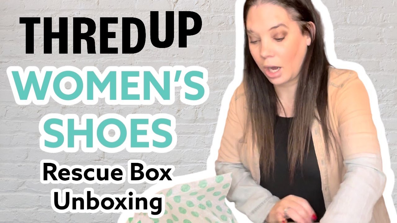 THREDUP SHOE RESCUE BOX UNBOXING! 15 Pairs of Shoes - Box 2 of 3! 