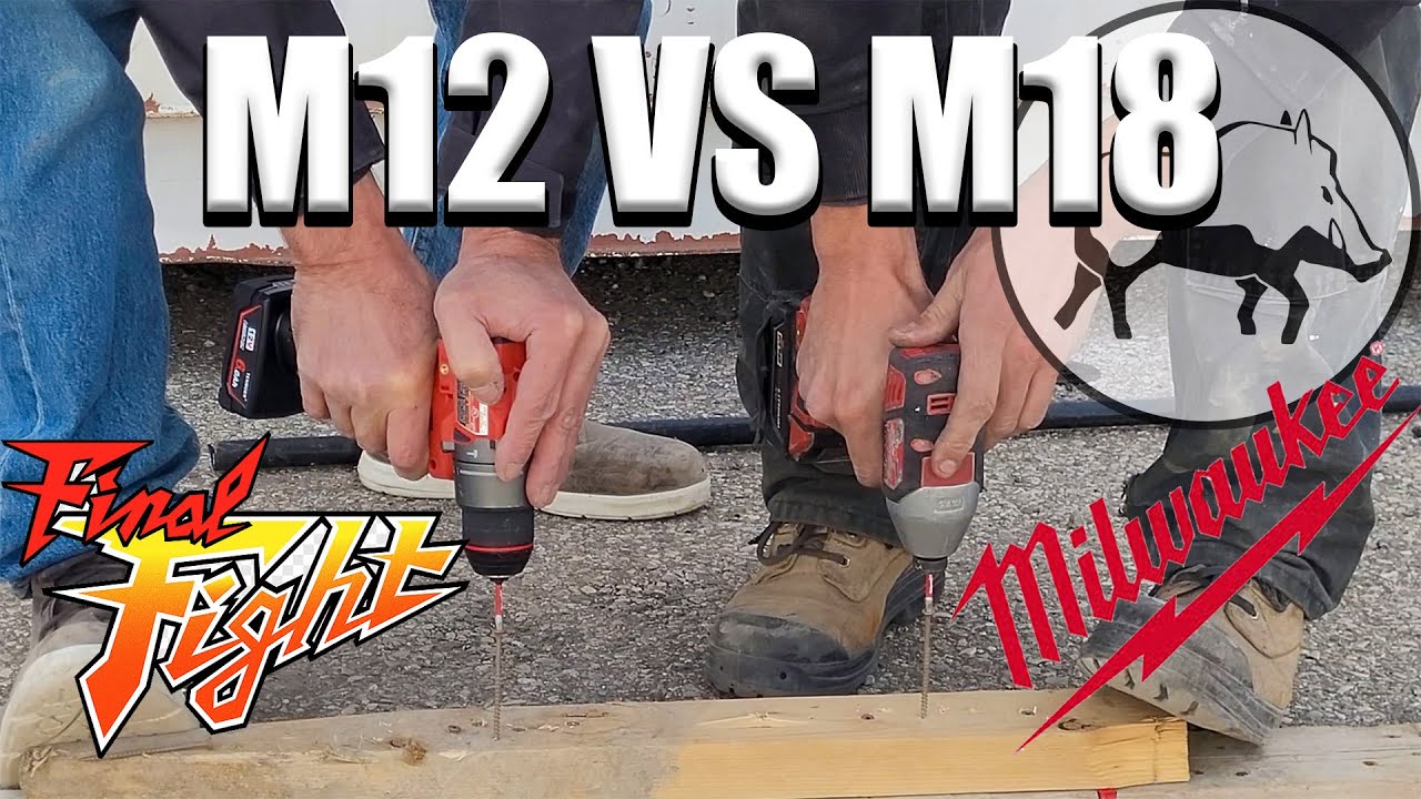 Which Milwaukee Drives Screws Faster? - M12 Drill vs M18 Impact Driver ...