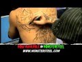 BACK PIECE TATTOO VIDEO COMMERCIAL MONSTERSTEEL