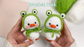 Crochet Duck With Froggy Hat | Easy Amigurumi Tutorial | Beginner Friendly | Step by Step