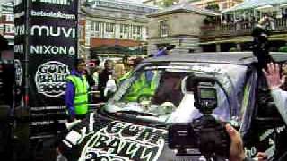 Gumball 3000 Rally 2011- Pritchard from Dirty Sanchez  and his crew
