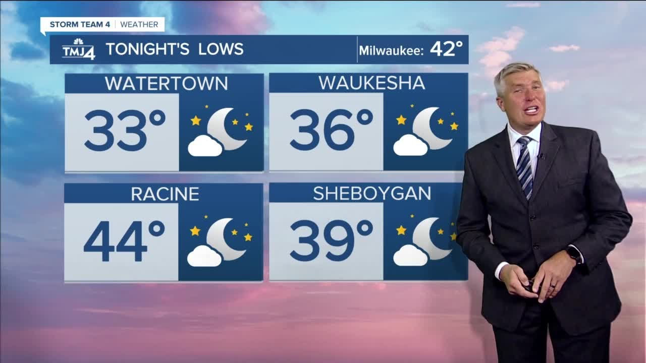 Frost possible Wednesday night at temperatures dip into the 30s - YouTube