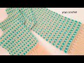 Crochet Scarf An Easy Scarf For Beginners With A Wonderful Unique Stitch YoyoCrochet 