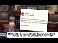 BREAKING: Schumer Blasts Trump’s Iran Deal , “America Lost on Virtually Every Front”