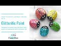 How to paint ladybug rocks with glitterific paint facebook live rebroadcast