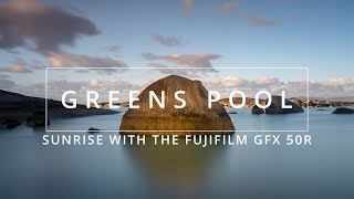 Sunrise with the Fujifilm GFX50R at Greens Pool | Australian Landscape Photography screenshot 2