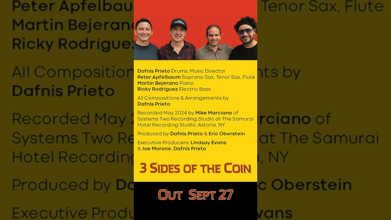 Dafnis Prieto New Album '3 Sides of the Coin'
