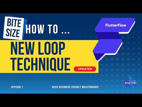 #FlutterFlow Loops - New Over List Feature to make things simple!