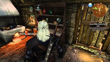 The  Witcher 3 : Wild Hunt PS4 Walkthrough part 4 - White Orchard
