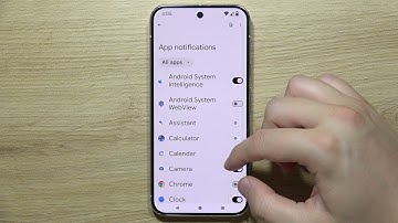 How to Control Apps Notifications on GOOGLE Pixel 9 Pro - Turn On/Off Notifications