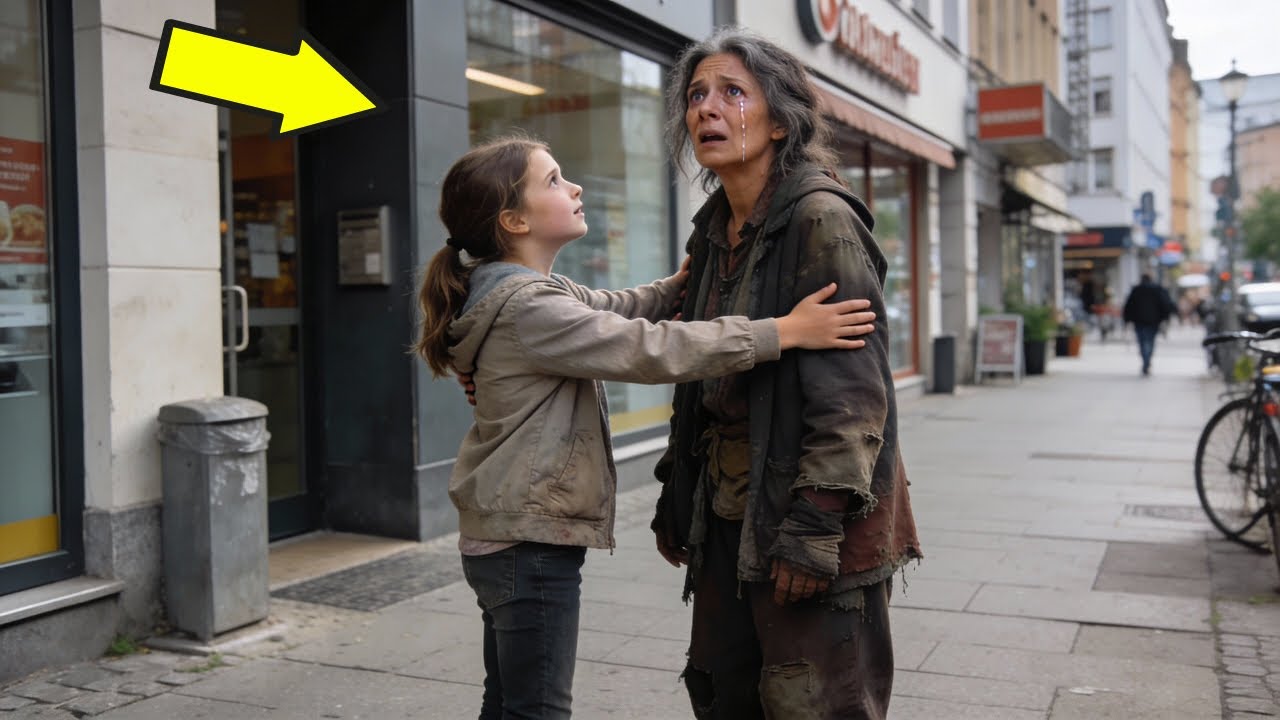 Ein Mädchen zur Obdachlosen: „Darf ich dich drücken?“ – ein Moment, der Herzen bricht