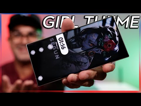 GIRL THEME KLWP 😱 PERSONALIZAÇÃO SURREAL!