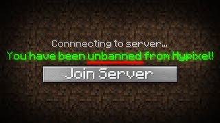 How To ACTUALLY Get UNBANNED From Hypixel!
