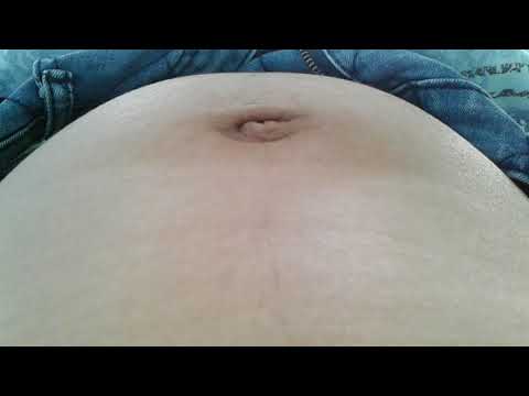 ลูกดิ้นตอน5เดือน (ท้องเราเล็กมากแต่ลูกดิ้นเก่ง)