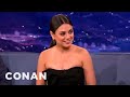 Mila kunis thinks russian sounds like klingon  conan on tbs