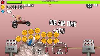 Hill Climb Racing - Mars - Reaching 20000m with Dune Buggy (Start from 18569) screenshot 4