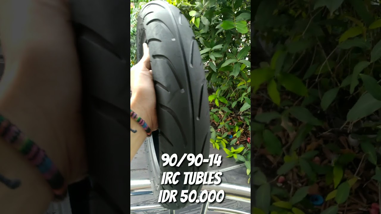 Ban motor matic ring 14 irc 90/90-14 tubles copotan 