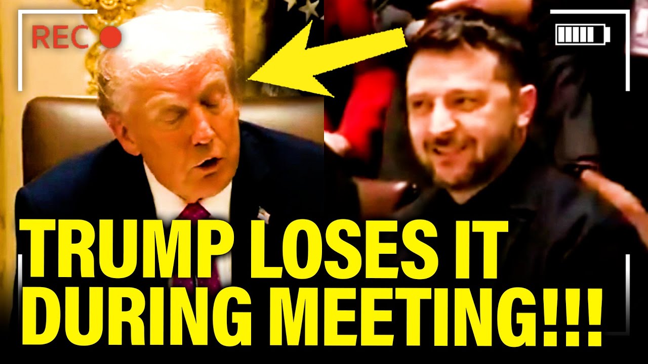 Trump LOSES IT at DISASTER WH Meeting with ZELENSKYY