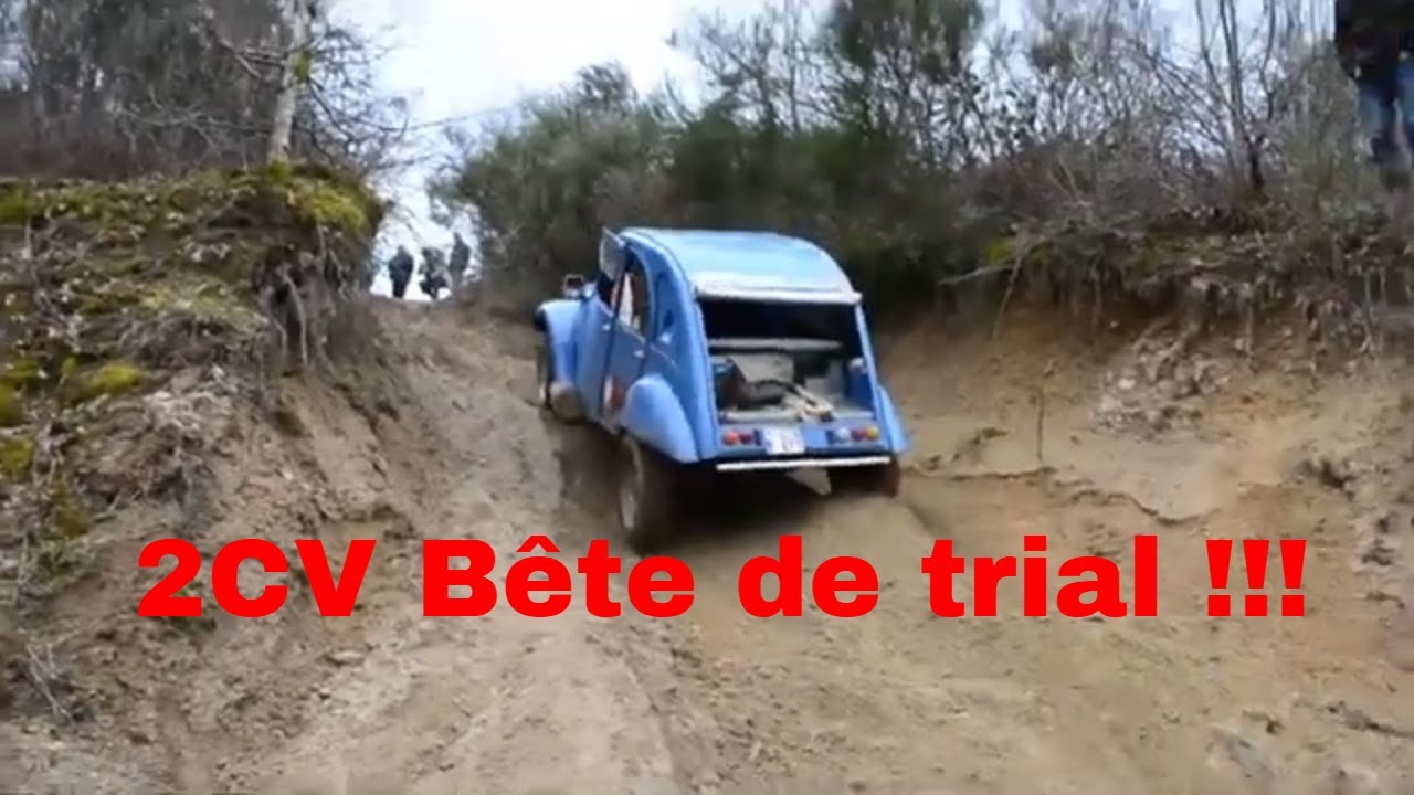 2cv Citroën 4x4 Morvan 2013 Montée impossible
