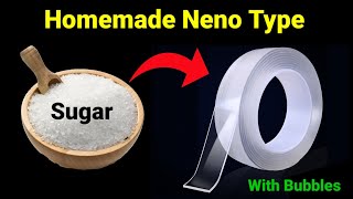 Making Nano Tape With Sugar😱😱 Homemade Nano Tape| How to make nano tape at home #viral #trending screenshot 2