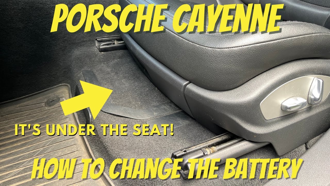 Porsche Cayenne Battery DIY - YouTube