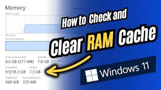 How to Clear Ram Cache in Windows 11 2024 - 2025 in easy Steps  #clearcache #windows11