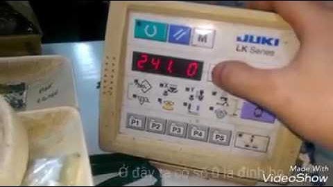 cách chuyển từ máy dính bọ sang máy đính cúc