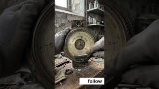 "Restoring A Forgotten Vintage Barometer 😳" #asmr #deepcleaning