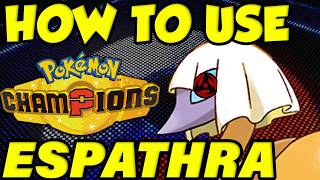 HOW TO USE ESPATHRA IN POKEMON CHAMPIONS! Espathra Moveset Guide | Best Espathra Builds