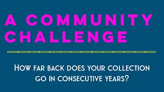A Community Challenge: How Far Back Does Your Collection Go?
#communitychallenge #bluraycollection #moviehistory
This is an invitation to the movie collecting community to participate (if youd like) in a community challenge.
This challenge is to show a film (or TV show) from your collection from every year going back as far as you can in consecutive years. This doesnt have to be your favorite film from each year, just a film from each year.
Let me know if you make a video and I will promote your video on this channel.
Here are some friends who have taken the challenge and made some amazing videos showcasing how far back their collections go. Please check these channels out and consider subscribing.
Neils Movie Channel:
https://www.youtube.com/watch?v=p0WO1yclE4o&t=2s
CineArtTherapy:
https://www.youtube.com/watch?v=hgpaqZ9YHlA&t=3s
Grey1951 Media Channel:
https://www.youtube.com/watch?v=U3OeXvojwfw
Cinema.Inspired:
https://www.youtube.com/watch?v=3SaTsA2EN9A&t=29s
Thanks so much for watching!
You can follow me on Instagram here:
Instagram: https://www.instagram.com/plaidx2/
Email: plaidx2@gmail.com
And please SUBSCRIBE if youd like more content like this.
Take care! A Community Challenge: How Far Back Does Your Collection Go?