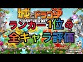 【城ドラ】つよp3000達成者の現環境全キャラ評価。【おが】
