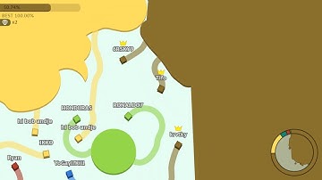 Paper.io 2 [Teams] Map Control: 100.00%