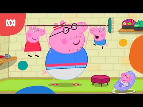 Peppa coaches Daddy Pig 🏃‍♂️🐽 | Peppa Pig | ABC Kids