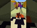 Mr Giblet and Huggy Wuggy from Poppy Playtime CRAZY Minecraft Challenge #shorts