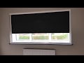 Blackout roller blind in a cassette for total darkness