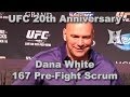 Dana White UFC 167 Pre-Fight Media Scrum: GSP vs Rory? Ronda Update, Vitor (HD / unedited)