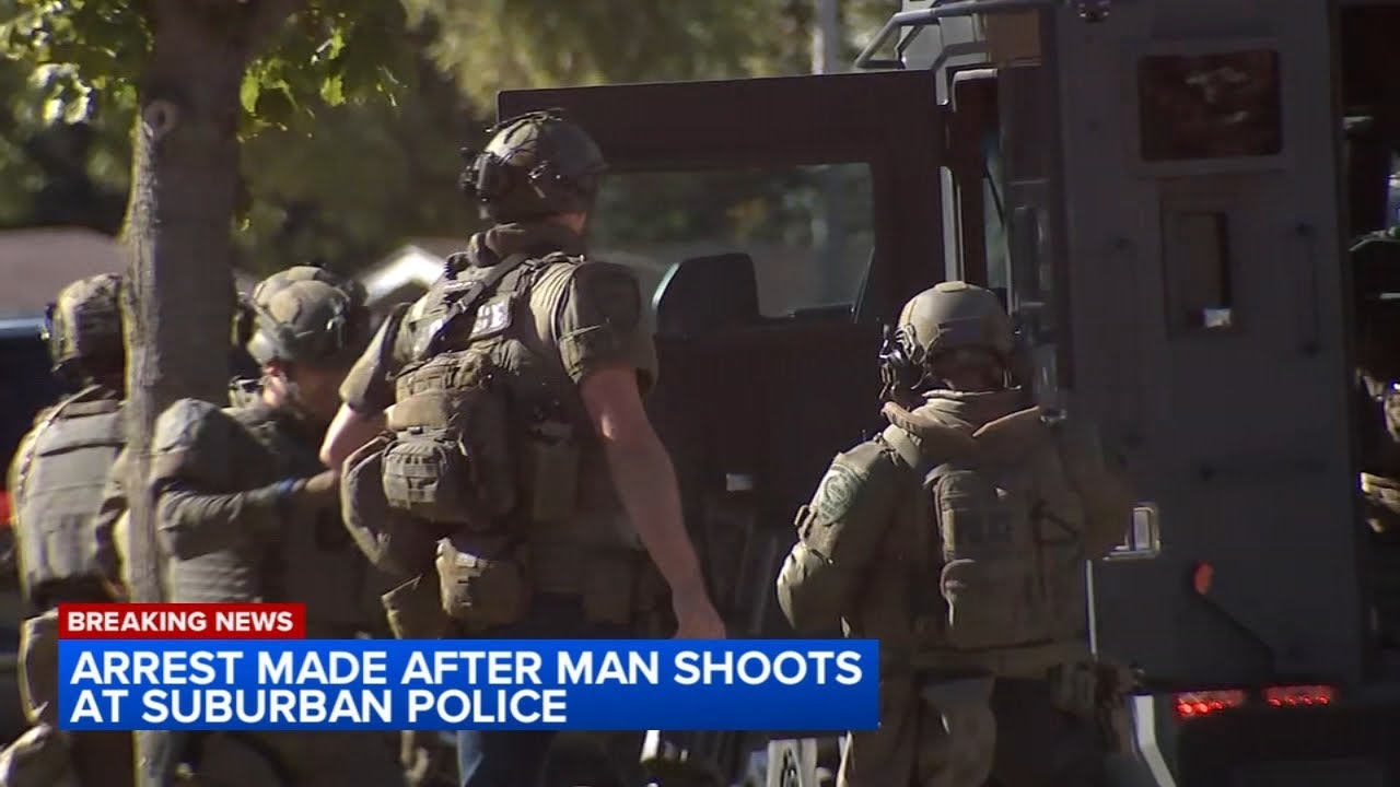 1 in custody after shots fired at cops, standoff in Addison: police ...