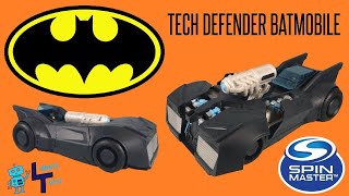 Spin Master 4 inch Batman The Caped Crusader Tech Defender Batmobile Review