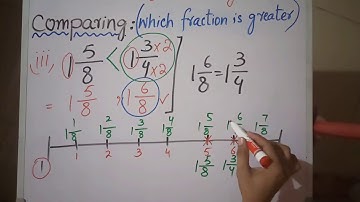 Class 4 | Comparing and Ordering Fractions | Chap # 3 Fractions