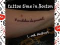 Tattoo time in boston well medford she persisted