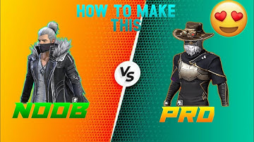 How to make this 1v1 thumbnail on Android phone verry easy