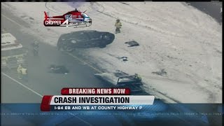 3 critically injured following crash on I-94