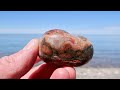 Rock Hunting in Grand Marais, Michigan