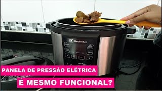 PANELA DE PRESSÃO ELÉTRICA ELECTROLUX + CARNE DE PANELA