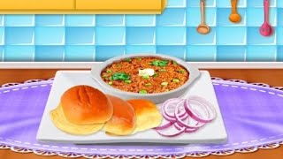 pav bhaji || indian street food || cooking game || android gameplay screenshot 4