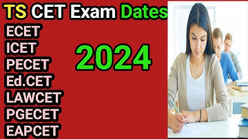 TS CET Exam Dates #sampathinformation