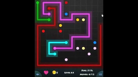 flow game facebook - 12 x 12 mania level 64 Connect the dots