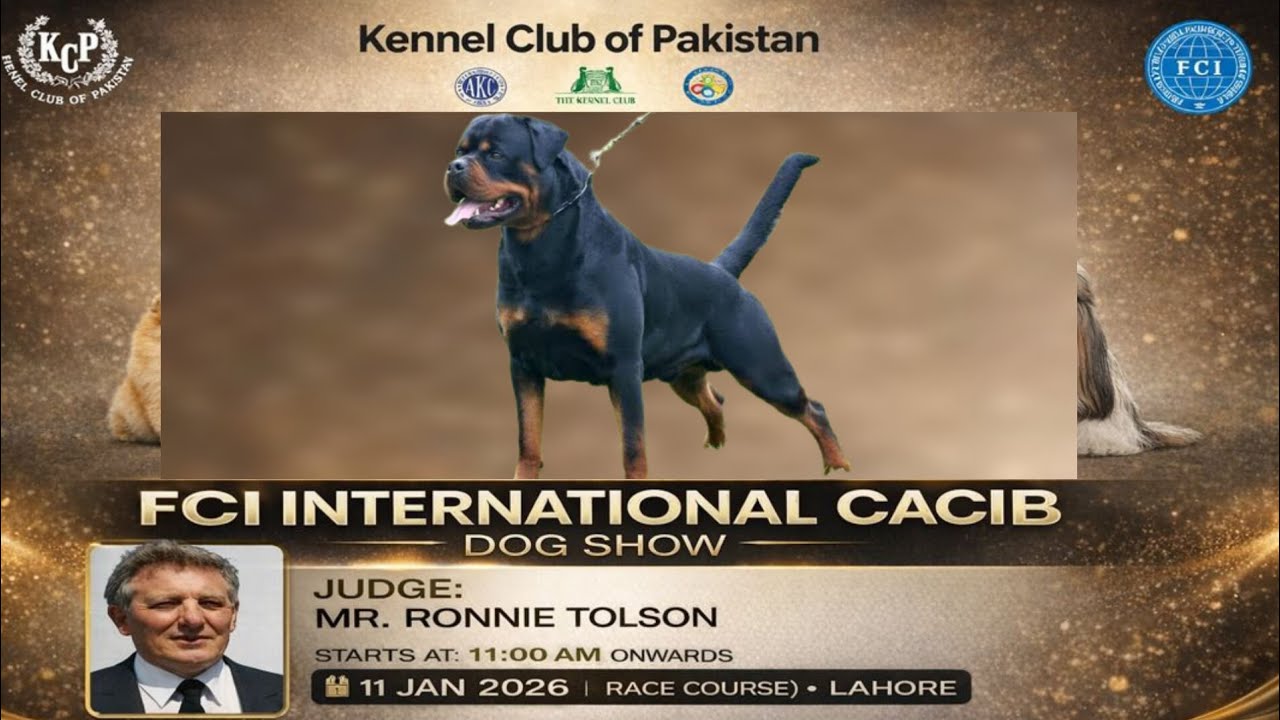 Rottweiler Classes Complete Highlights | KCP FCI International CACIB Dog Show – Lahore
