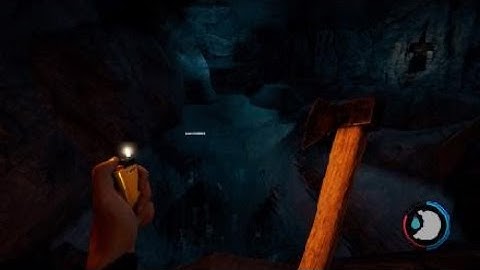 The Forest new rusty axe in rebreather cave???!!!!